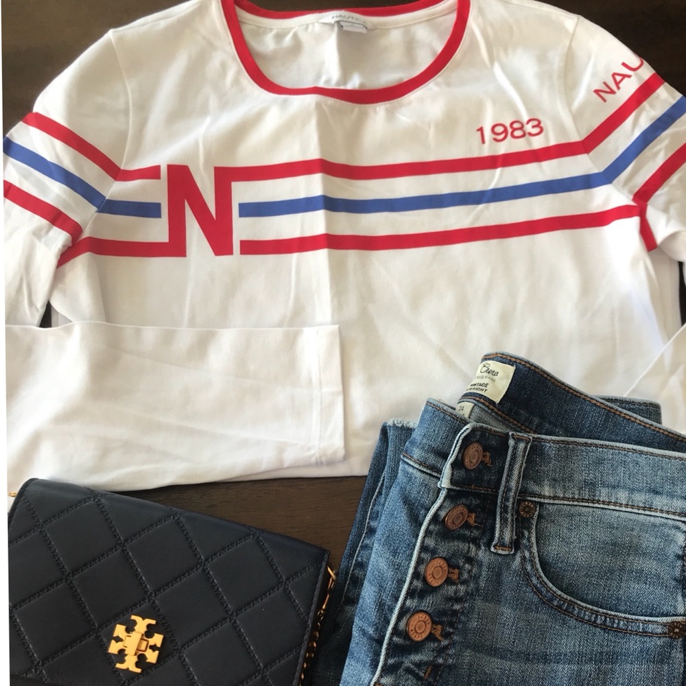 Nautica graphic long sleeve t-shirt